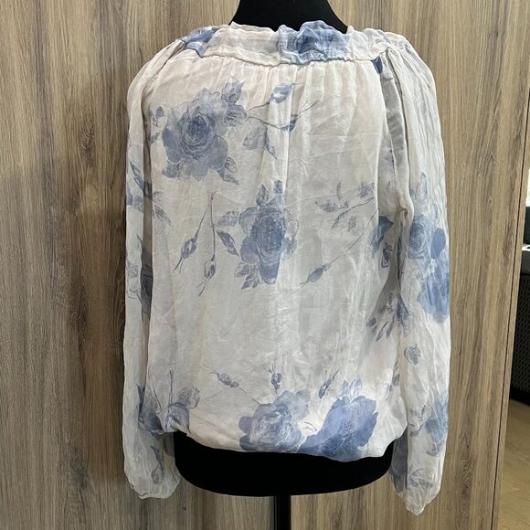 Giusy Floral Silk Blouse - Picture 7 of 10